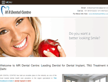 Tablet Screenshot of mrdentalcentre.com